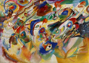 Kompozisyon VII için Taslak 2 by Wassily Kandinsky