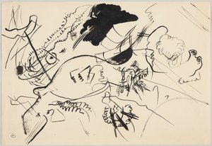 'Kompozisyon VII' için Taslak by Wassily Kandinsky