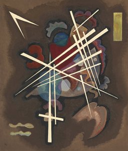 Wassily Kandinsky (veya Wassily Kandinsky veya Kandinskij) tarafından ""Ağ" (Ağ) Boyama by Wassily Kandinsky
