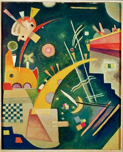 Hornform, Berlin (karton üzerine yağlıboya) by Wassily Kandinsky
