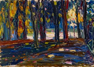 St. Cloud Parkında - Sonbahar II by Wassily Kandinsky