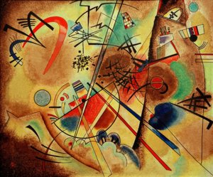 Kırmızı küçük rüya by Wassily Kandinsky
