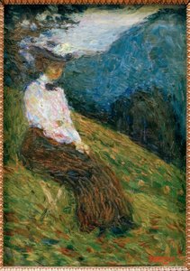 Kochel – Gabriele Münter by Wassily Kandinsky