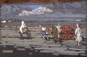 taşra yolu by Wassily Kandinsky