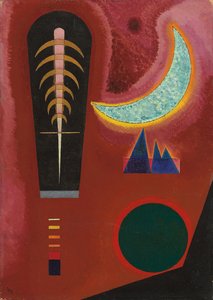Gevşek Kırmızı; Kaybederim Çürük by Wassily Kandinsky