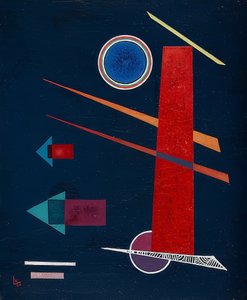 Güçlü kırmızı 1928 by Wassily Kandinsky