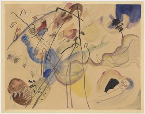 Başlıksız. 1911-12 by Wassily Kandinsky