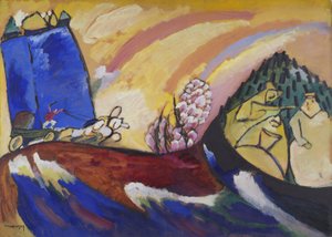 Troyka ile boyama, 18 Ocak 1911 by Wassily Kandinsky