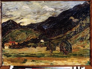 Wassily Kandinsky (ya da Wassily Kandinsky ya da Kandinskij) tarafından "Peyzaj" tablosu by Wassily Kandinsky