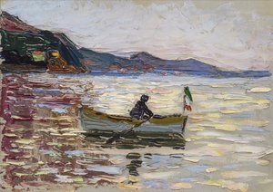 Rapallo. Denizde Tekne, 1906 by Wassily Kandinsky