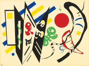 Karşılıklı, 1935. by Wassily Kandinsky