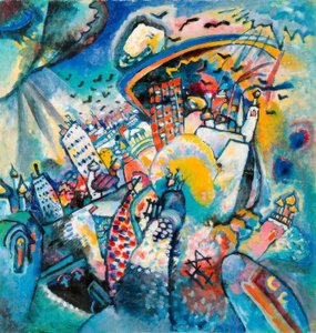 kırmızı kare by Wassily Kandinsky