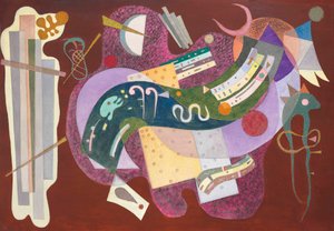 Sert ve Kavisli, 1935. by Wassily Kandinsky