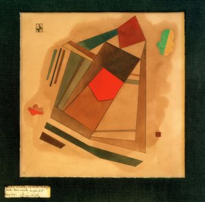 Meydandaki kırmızı by Wassily Kandinsky