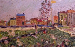 Schwabing, Münih by Wassily Kandinsky