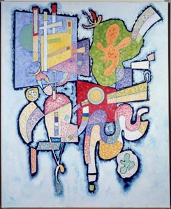 Basit Karmaşıklık 1939 (tuval üzerine yağlı boya) by Wassily Kandinsky