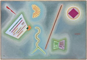 Yüzeyler ve Çizgiler by Wassily Kandinsky
