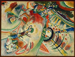 Naif (tuval üzerine yağlıboya) by Wassily Kandinsky