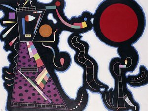 Kırmızı Daire; kırmızı daire by Wassily Kandinsky