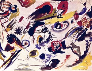 İlk soyut sulu boya by Wassily Kandinsky