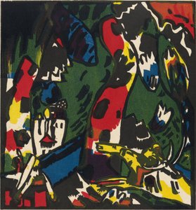 "" Um Okçu "" Ressam Günü Vassily Kandinsky (veya Wassily Kandinsky) by Wassily Kandinsky