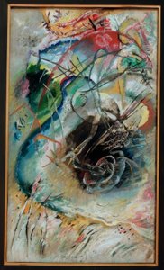 İsimsiz doğaçlama IV by Wassily Kandinsky