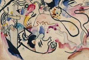 Suluboya No. 8 Kıyamet Günü, 1911-1912. by Wassily Kandinsky