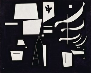 Beyaz - Yumuşak ve Sert Mart by Wassily Kandinsky