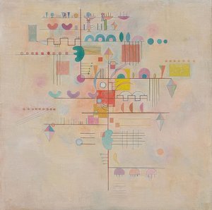 Zarter Aufstieg (Zarif tırmanış). 1934 by Wassily Kandinsky