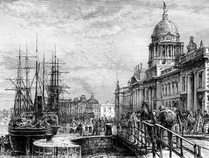 Dublin, İrlanda, 19. yüzyıl.