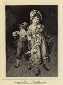 Ekmek ve Tereyağı Günleri (gravür) by Weedon Grossmith