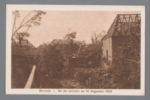 Borculo -- 10 Ağustos 1925'teki kasırgadan sonra