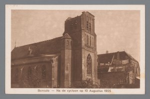 Borculo -- 10 Ağustos 1925'teki kasırgadan sonra