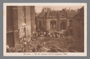 Borculo -- 10 Ağustos 1925'teki kasırgadan sonra