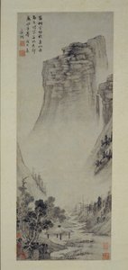 Nehir kenarındaki bir köşkte şiirsel düşünceler, 1558. by Wen Zhengming