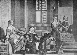 Ayakkabı Satın Alan Bir Kadın, c1650, 1903 by Wenceslaus Hollar