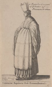 Sıradan Bir Ye Düzeni Premonstratus Topu by Wenceslaus Hollar
