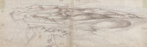 Tangier'deki Peterborough Kulesi'nden Bir Görünüm by Wenceslaus Hollar