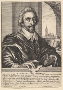 Adrian van de Venne, 1649. by Wenceslaus Hollar