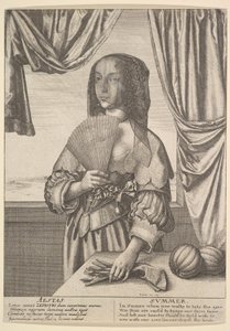 Aestas - Yaz Üç çeyrek uzunluktaki mevsimler, 1641. by Wenceslaus Hollar