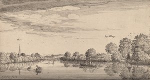 Albury, 1645. by Wenceslaus Hollar