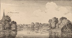 Albury, 1645. by Wenceslaus Hollar