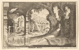 Roma Amfitiyatroları, ca. 1650. by Wenceslaus Hollar