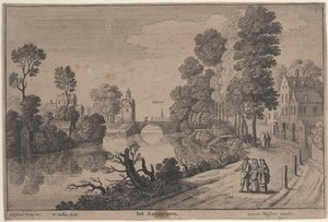 Anvers (gravür) by Wenceslaus Hollar