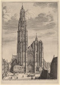 Anvers Katedrali by Wenceslaus Hollar
