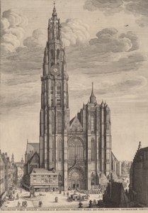 Anvers Katedrali, 1649. by Wenceslaus Hollar