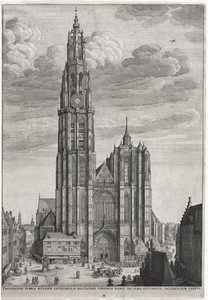 Anvers Katedrali, 1649. by Wenceslaus Hollar