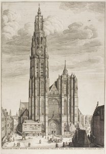Anvers Katedrali by Wenceslaus Hollar