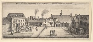 Kuzeyden Arundel Evi, 1646. by Wenceslaus Hollar