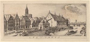 Sonbahar: Şarap Pazarı by Wenceslaus Hollar